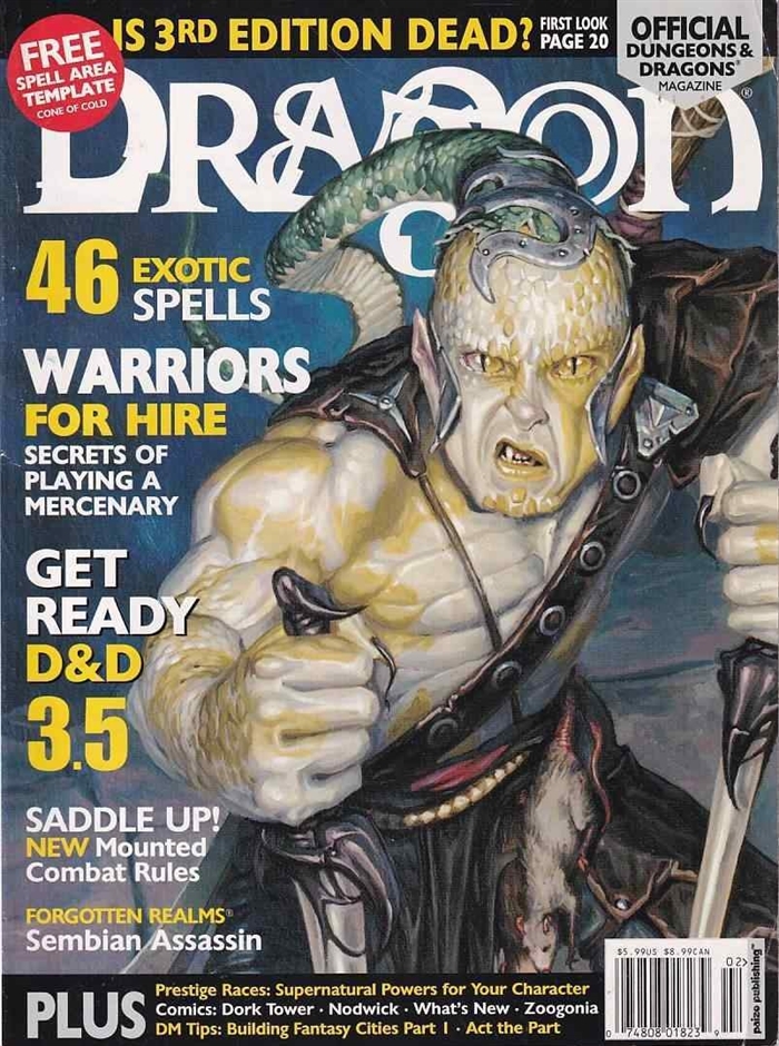 Dragon Magazine - Issue 304 - Mercanaries (B Grade) (Genbrug)